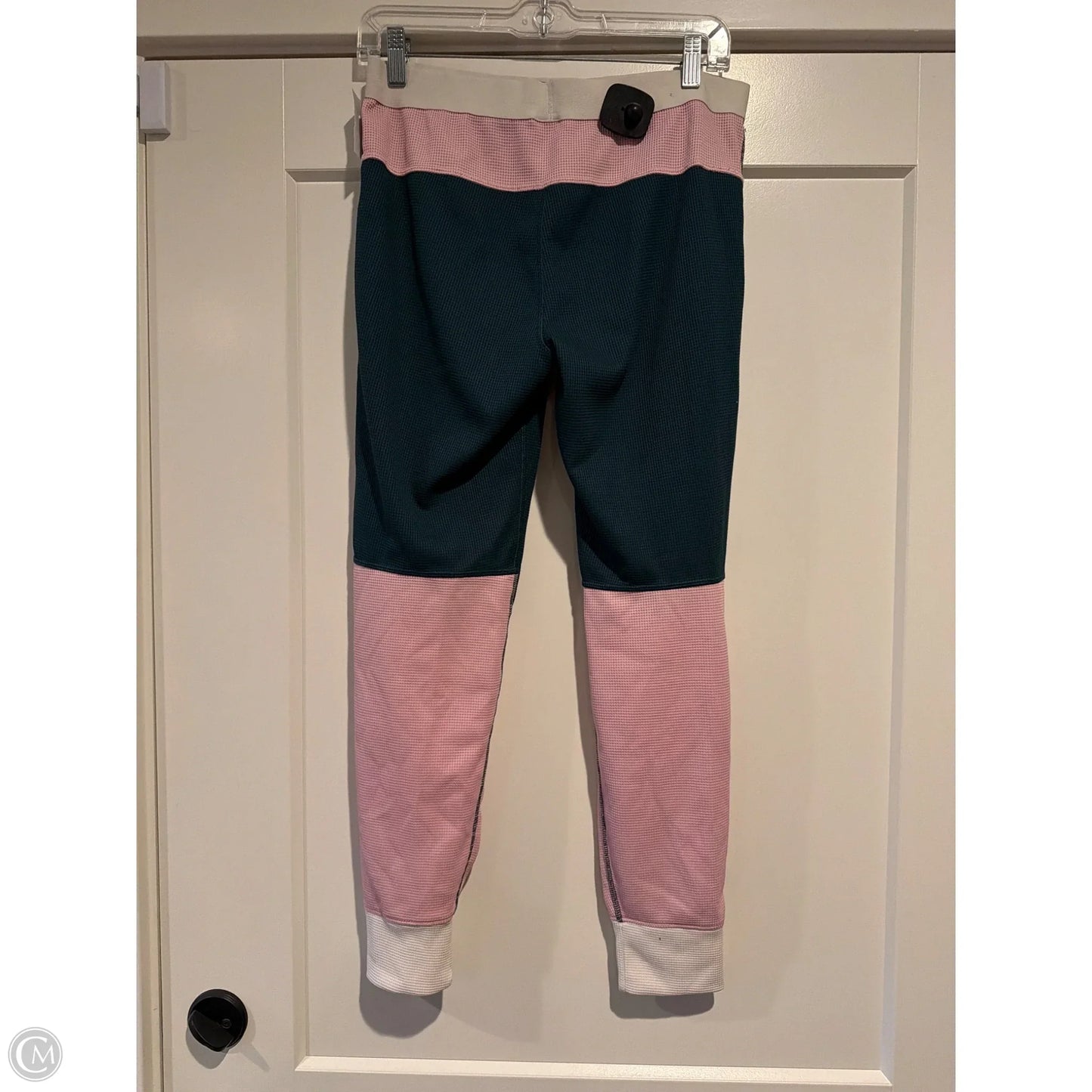 Lounge Set Pants By The North Face In Green & Pink, Size: S