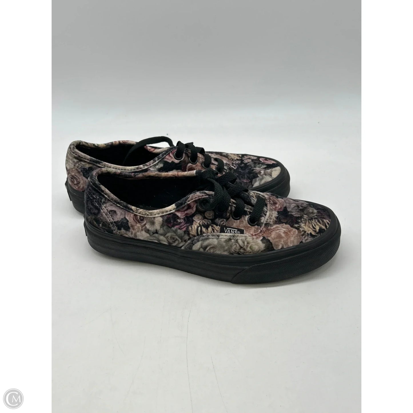 Shoes Sneakers By Vans In Floral Print, Size: 5.5