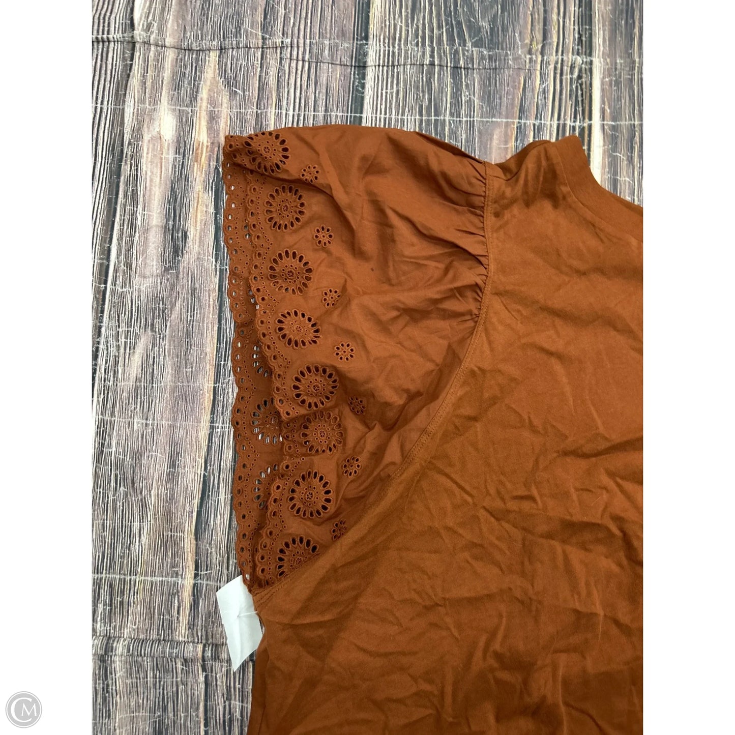 Top Short Sleeve By Old Navy In Brown, Size: 3x