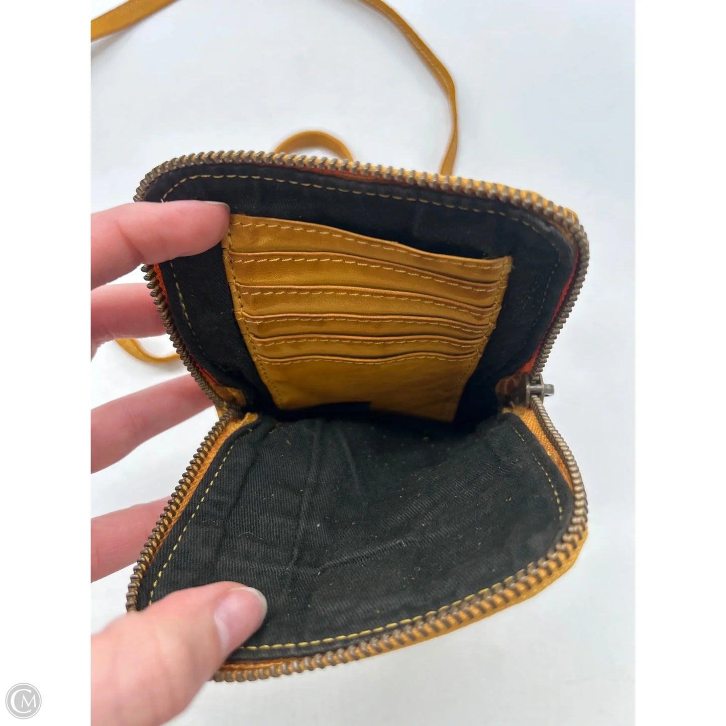 Crossbody Leather By Clothes Mentor, Size: Small