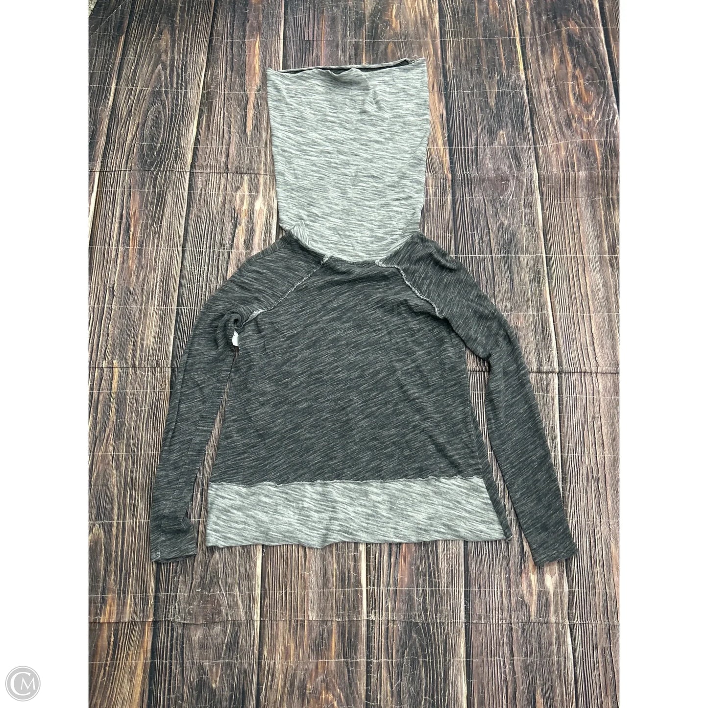 Top Long Sleeve By Free People In Grey, Size: Osfm
