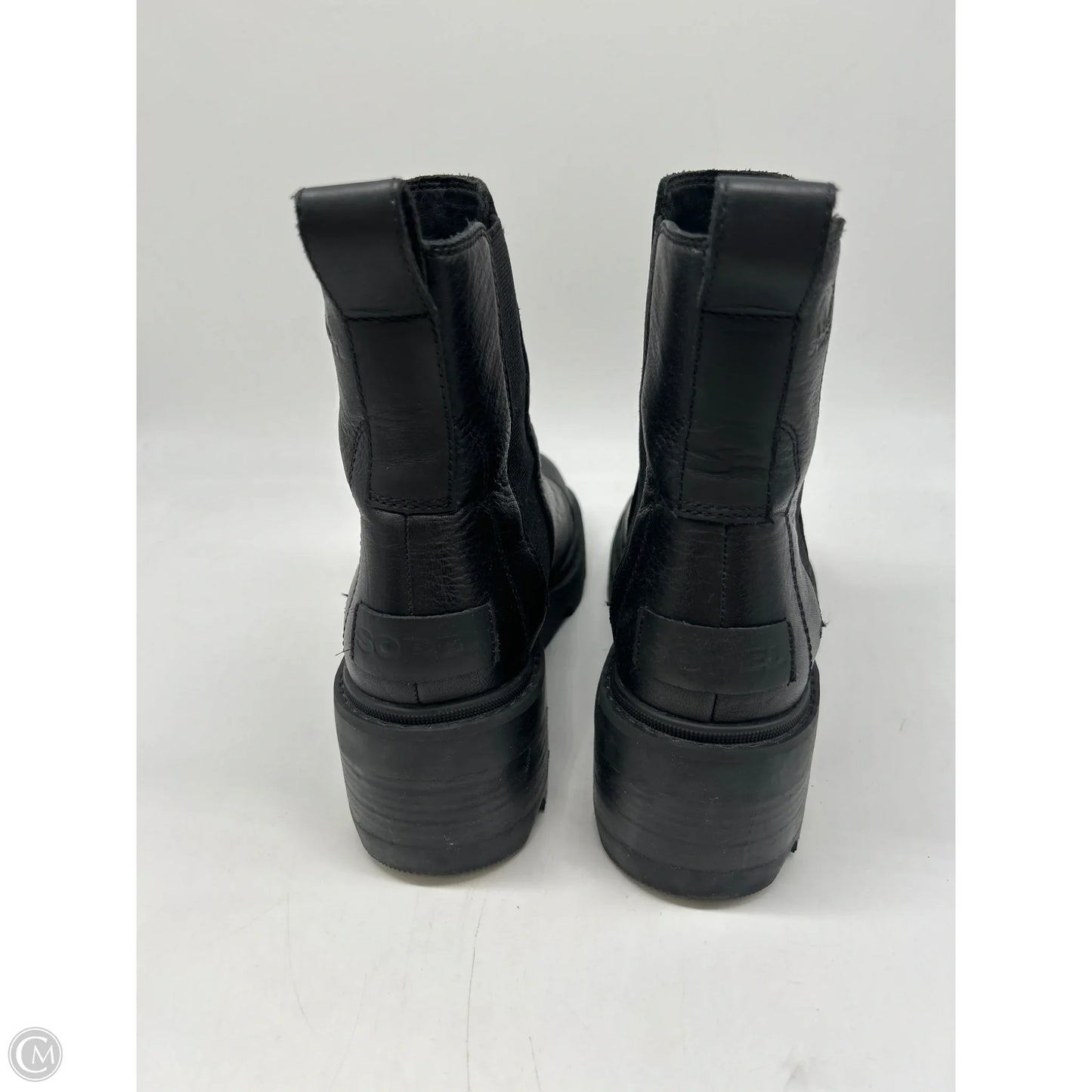 Boots Ankle Heels By Sorel In Black, Size: 8