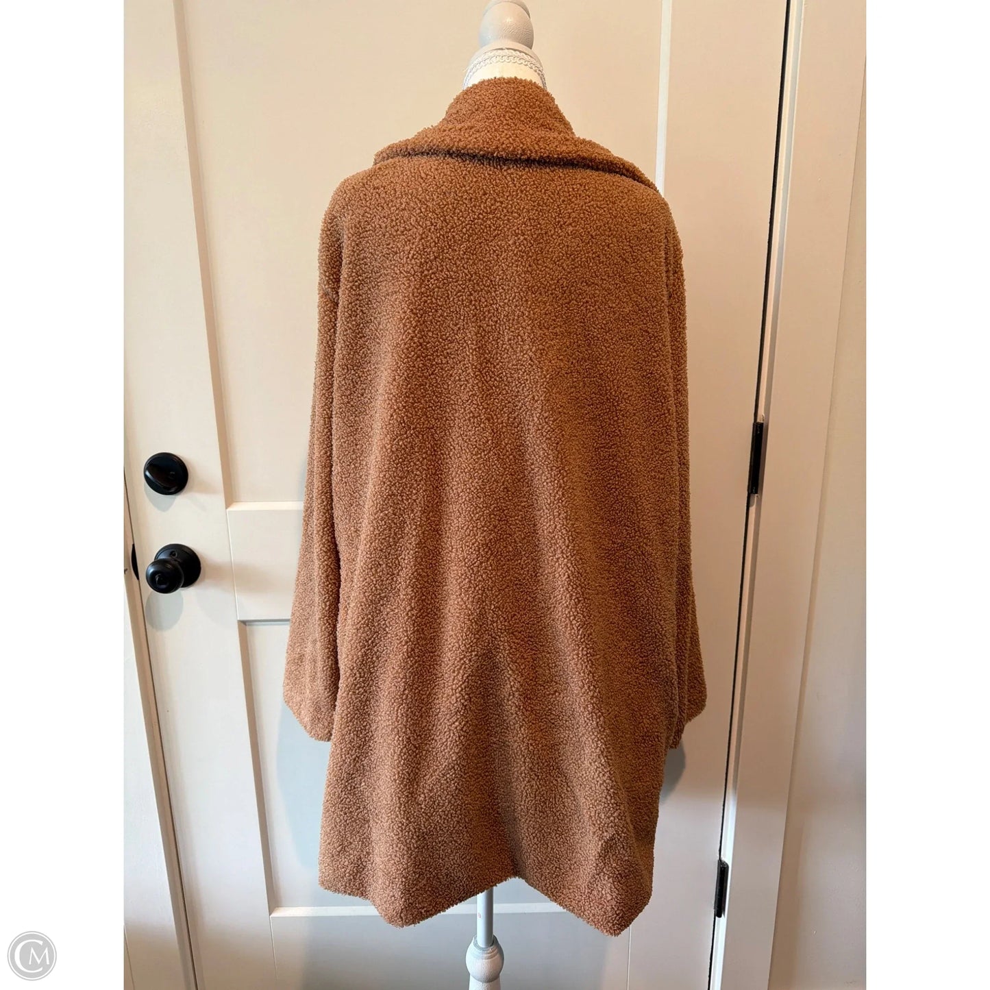 Coat Faux Fur & Sherpa By Clothes Mentor In Tan, Size: Xl