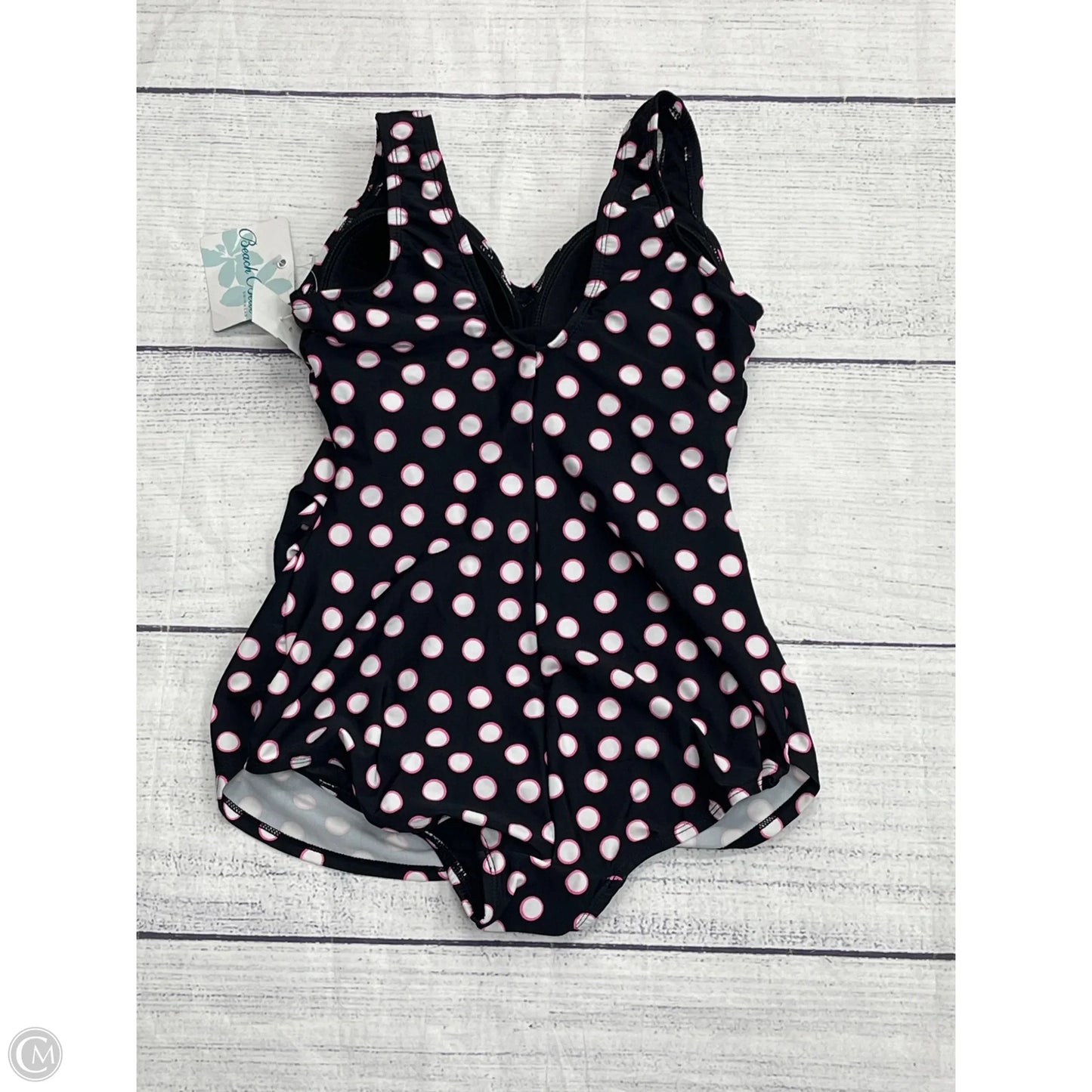 Swimsuit By Clothes Mentor In Polkadot Pattern, Size: 10