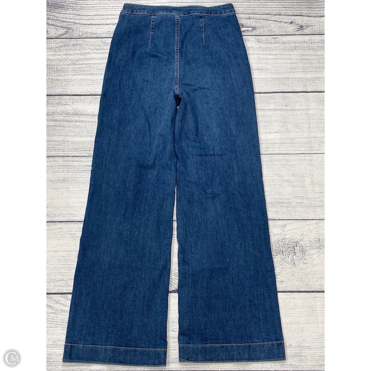 Jeans Wide Leg By Lc Lauren Conrad In Blue Denim, Size: 6