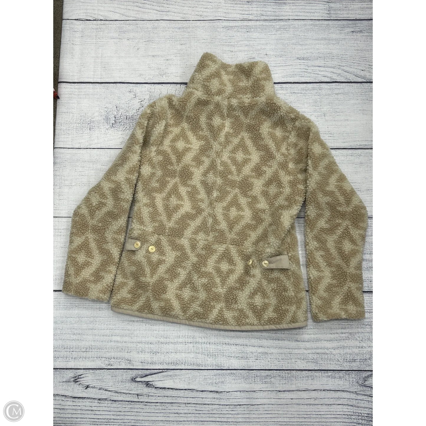 Jacket Faux Fur & Sherpa By Patagonia In Tan, Size: M