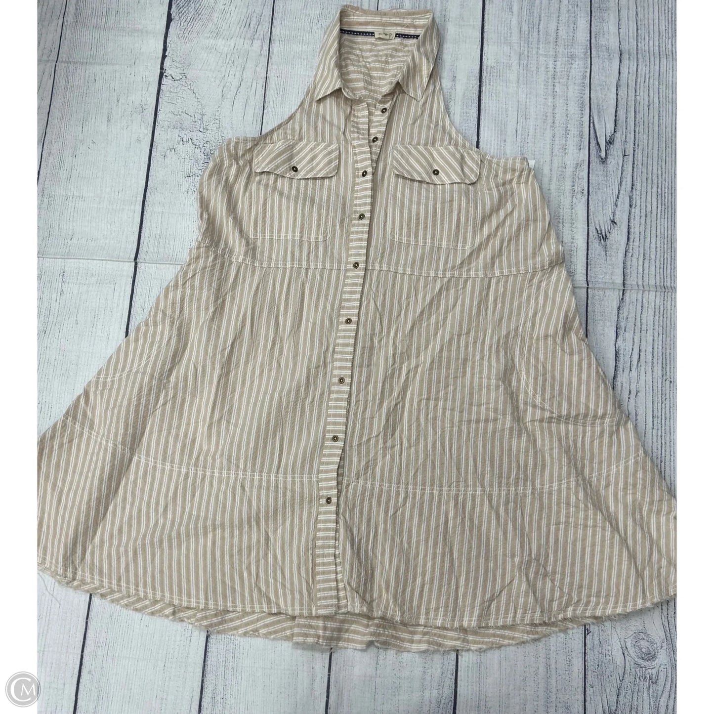 Dress Casual Midi By Pilcro In Tan, Size: 2x
