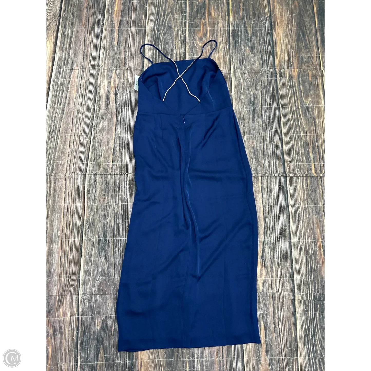 Dress Party Long By Ann Taylor In Blue, Size: 6