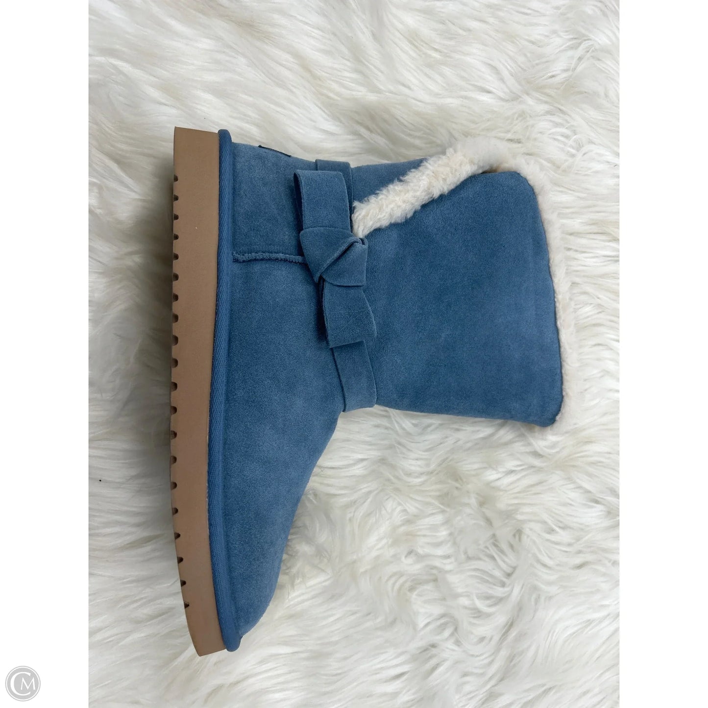 Boots Ankle Flats By Koolaburra By Ugg In Blue, Size: 10