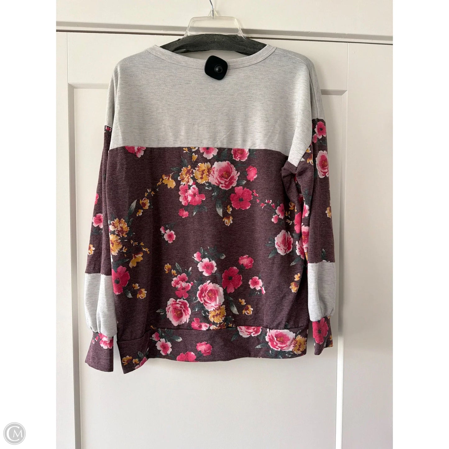 Top Long Sleeve By Vanilla Bay In Grey, Size: M
