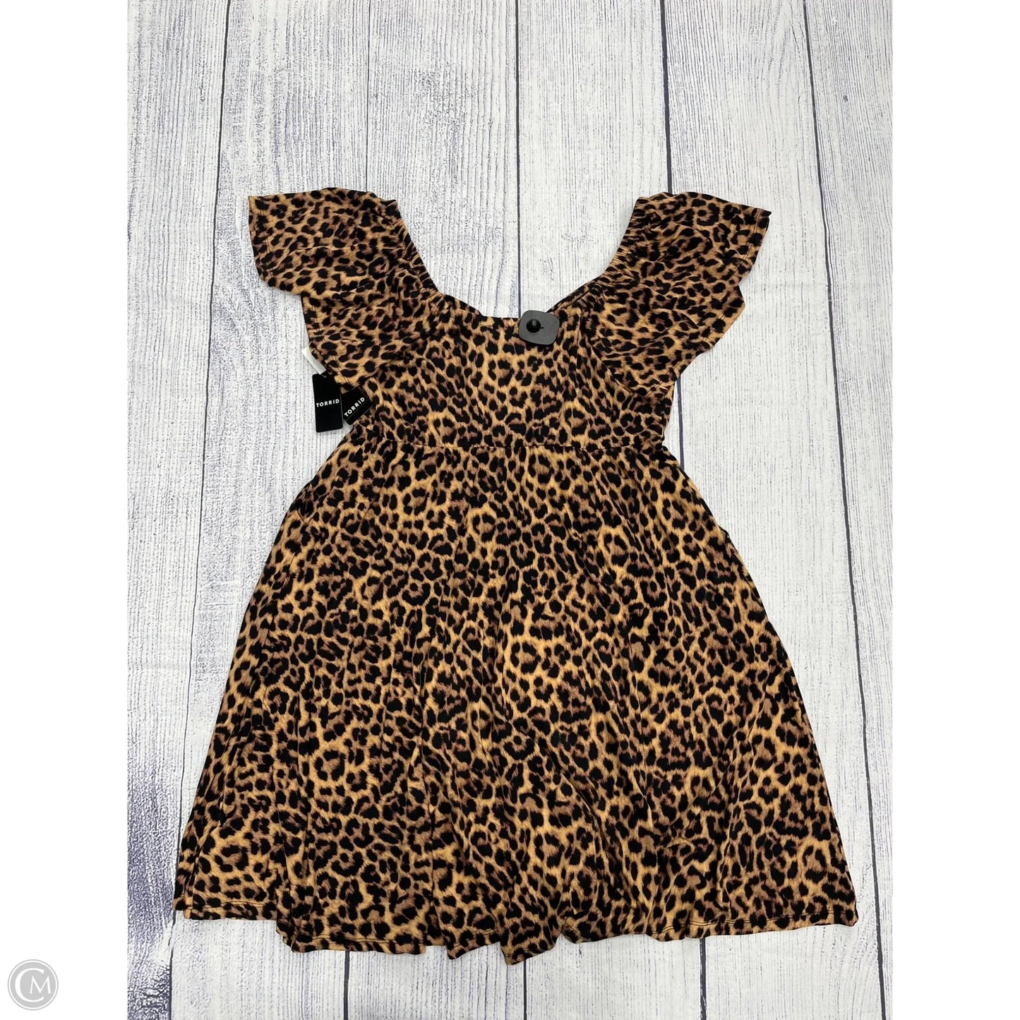 Dress Casual Short By Torrid In Animal Print, Size: Xl