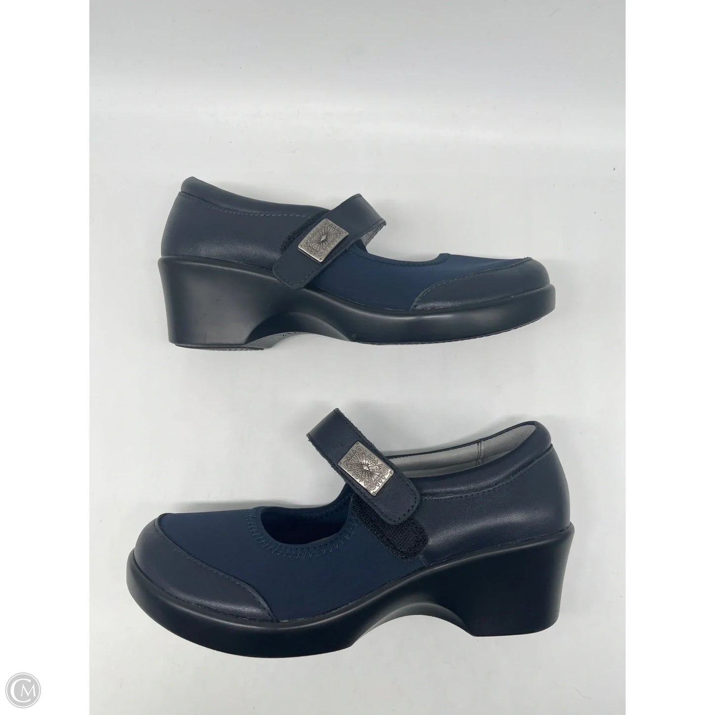 Shoes Heels Wedge By Alegria In Blue, Size: 6.5