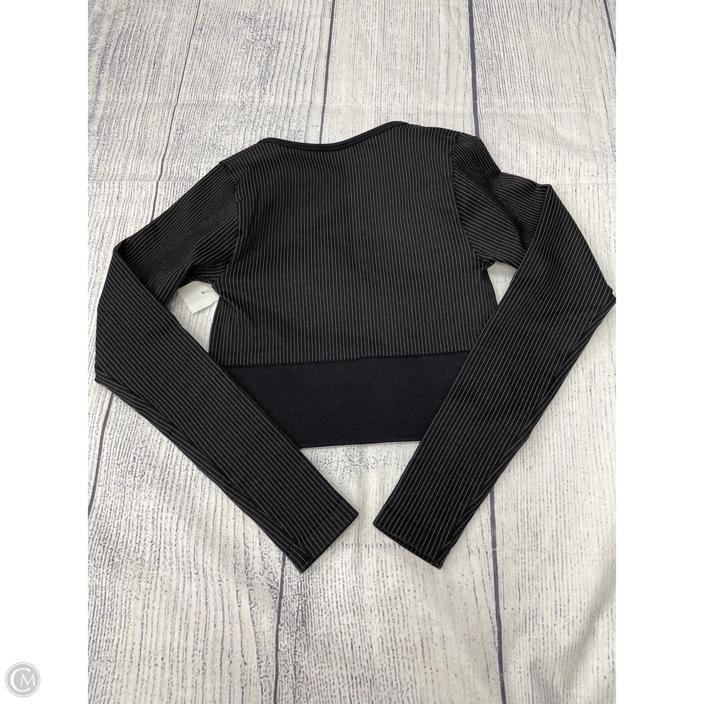 Athletic Top Long Sleeve Collar By Offline By Aerie In Black, Size: Sp