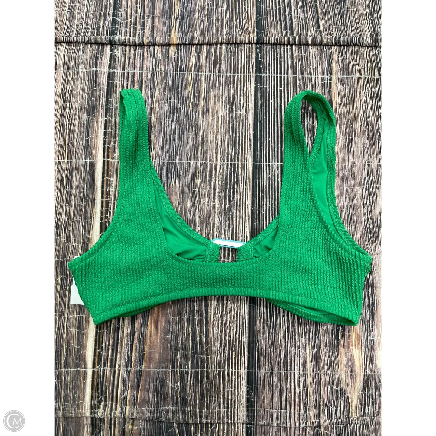 Swimsuit Top By Aerie In Green, Size: L