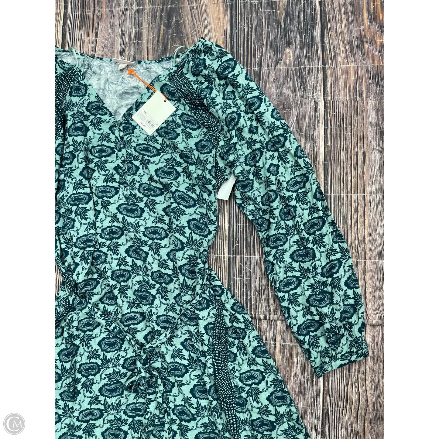 Dress Casual Maxi By Knox Rose In Green, Size: Xxl
