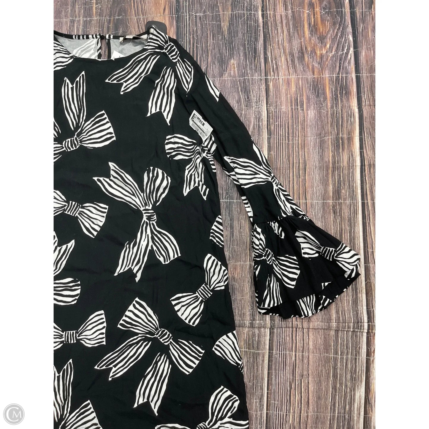 Dress Casual Midi By Loft In Black, Size: M