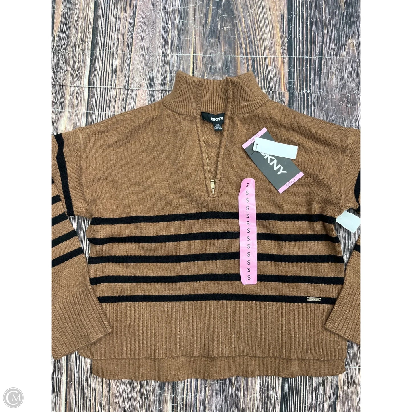 Sweater By Dkny In Brown, Size: S