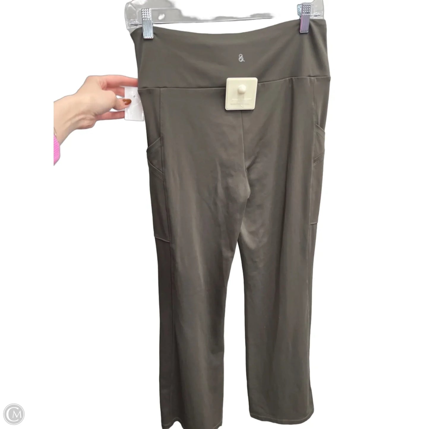 Athletic Pants By Lou And Grey In Green, Size: L