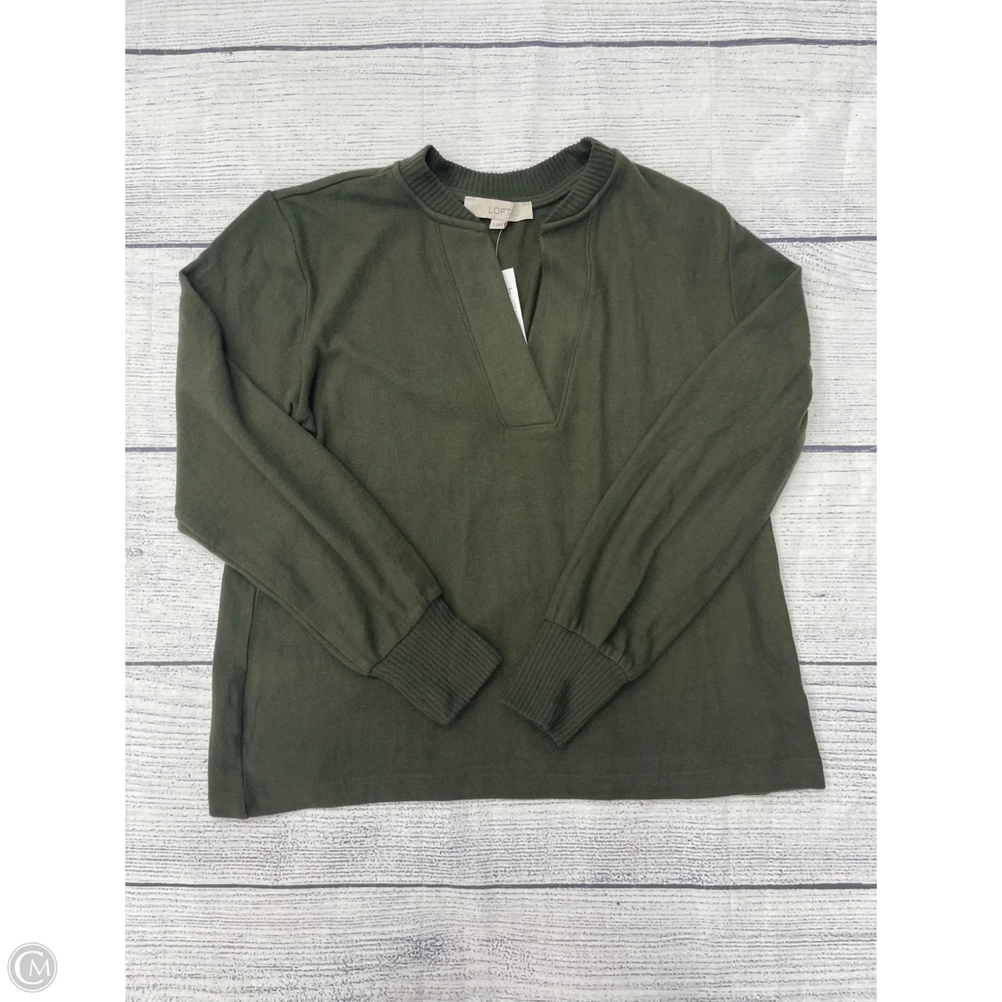 Sweater By Loft In Green, Size: S