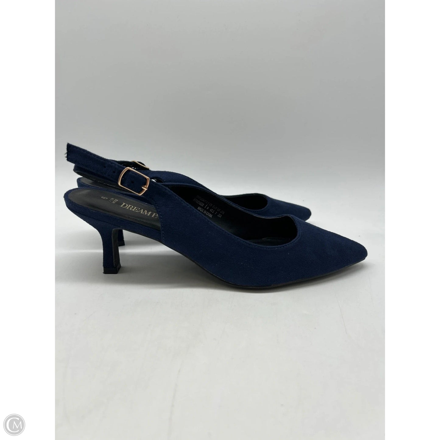 Shoes Heels Kitten By Dream Pairs In Blue, Size: 9