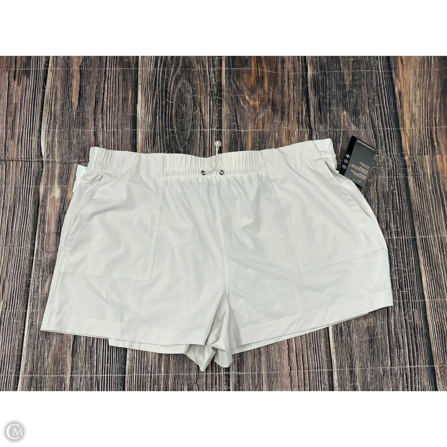Athletic Shorts By Avia In Tan, Size: 2x