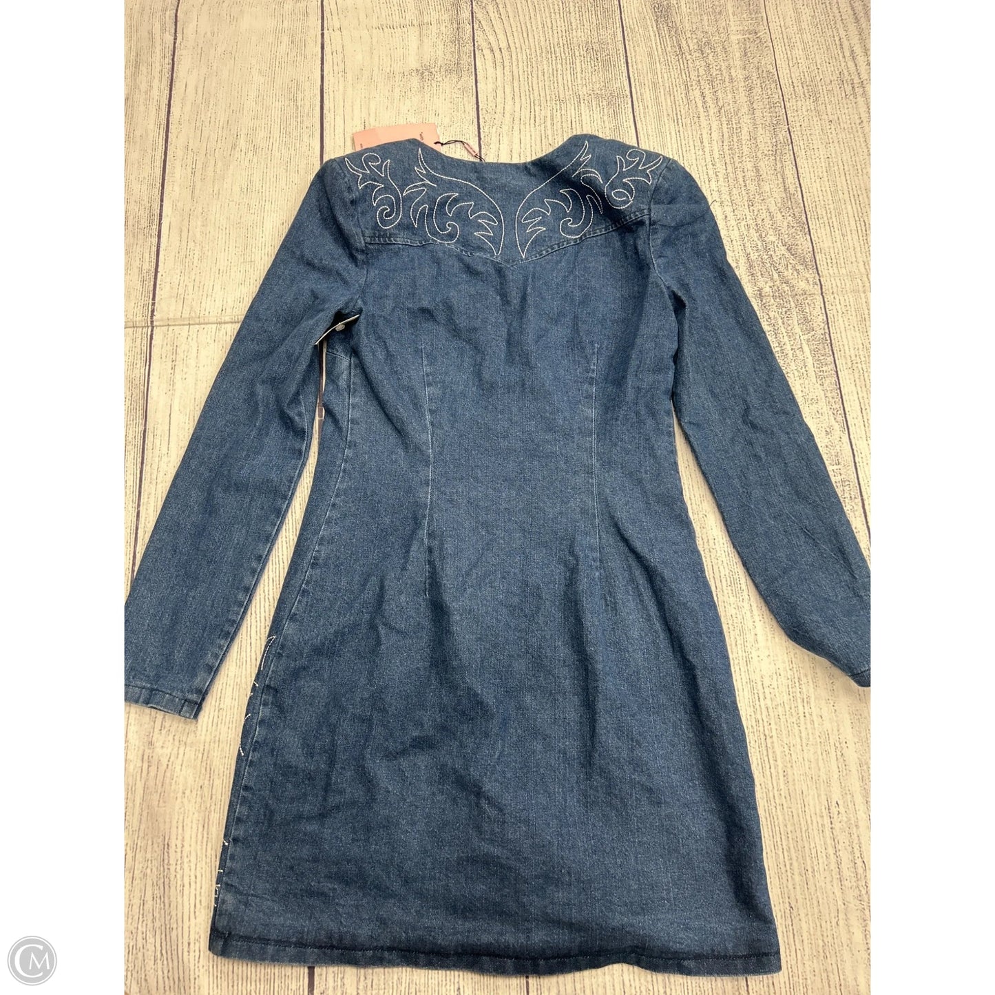 Dress Casual Short By Avec Les Filles In Blue, Size: 4