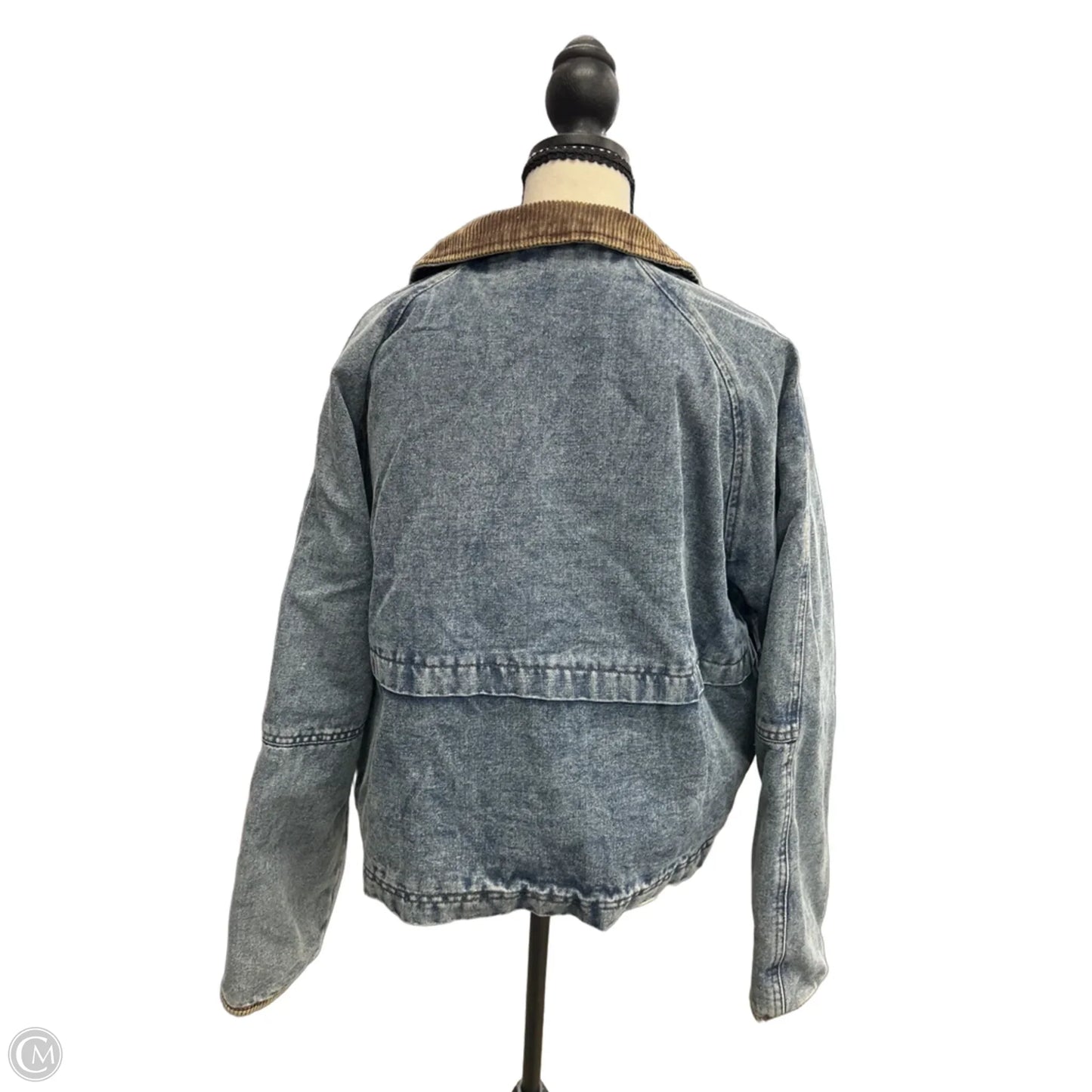 Coat Other By Cali 1850 In Blue Denim, Size: L