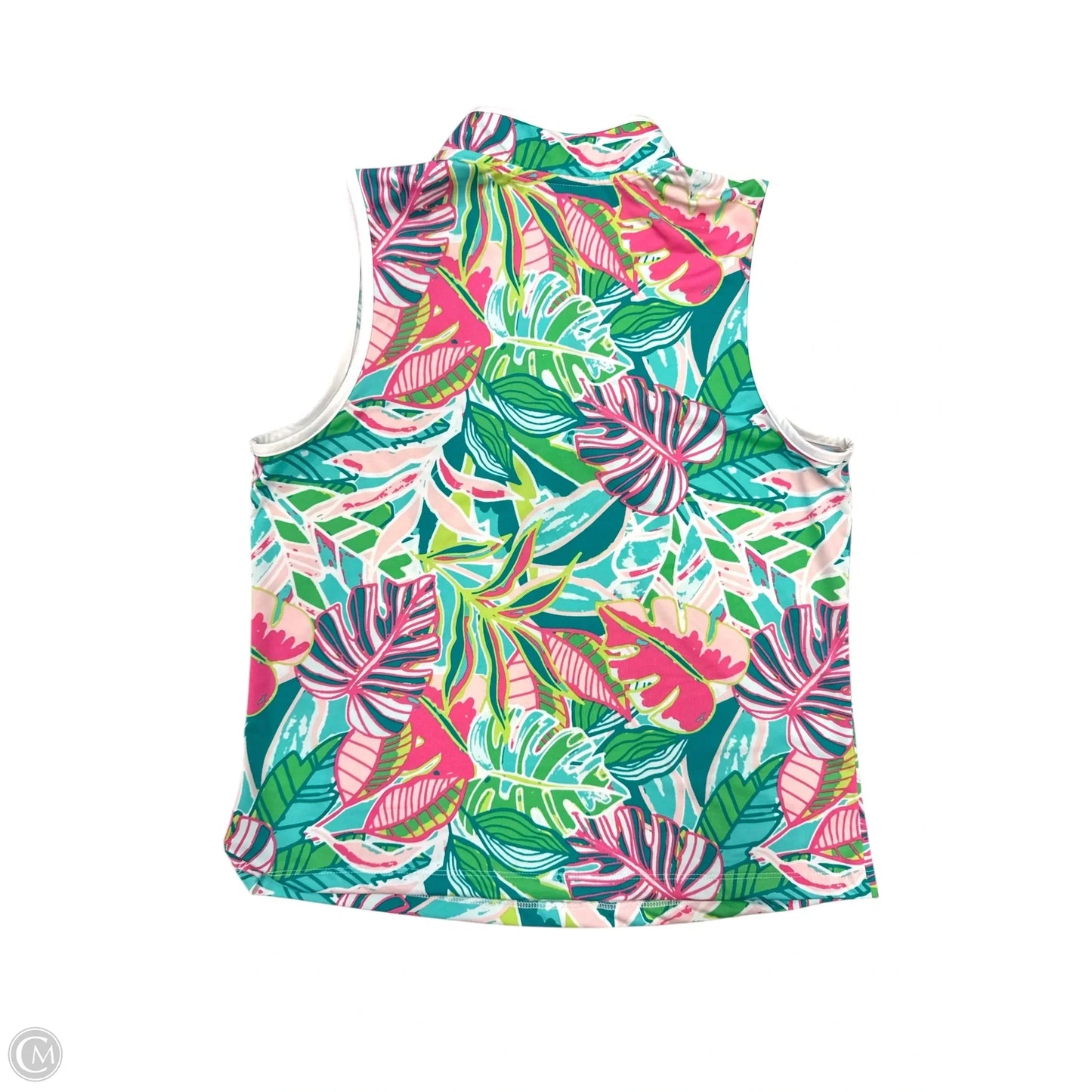 Athletic Tank Top By Sigrid Olsen In Aqua, Size: M