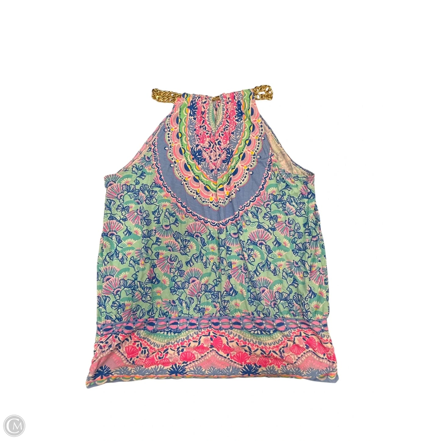 Top Sleeveless Designer By Lilly Pulitzer In Multi-colored, Size: Xl