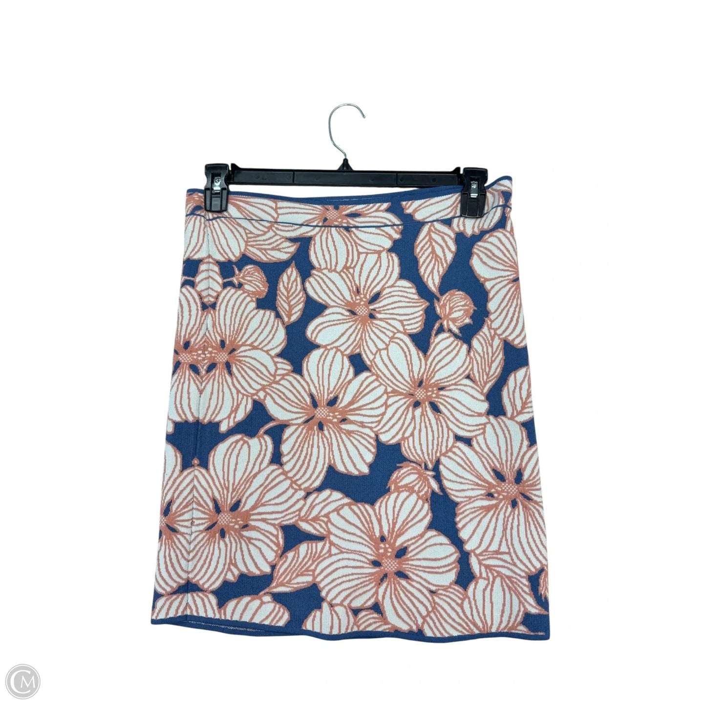 Skirt Maxi By Bcbgmaxazria In Blue & Pink, Size: L