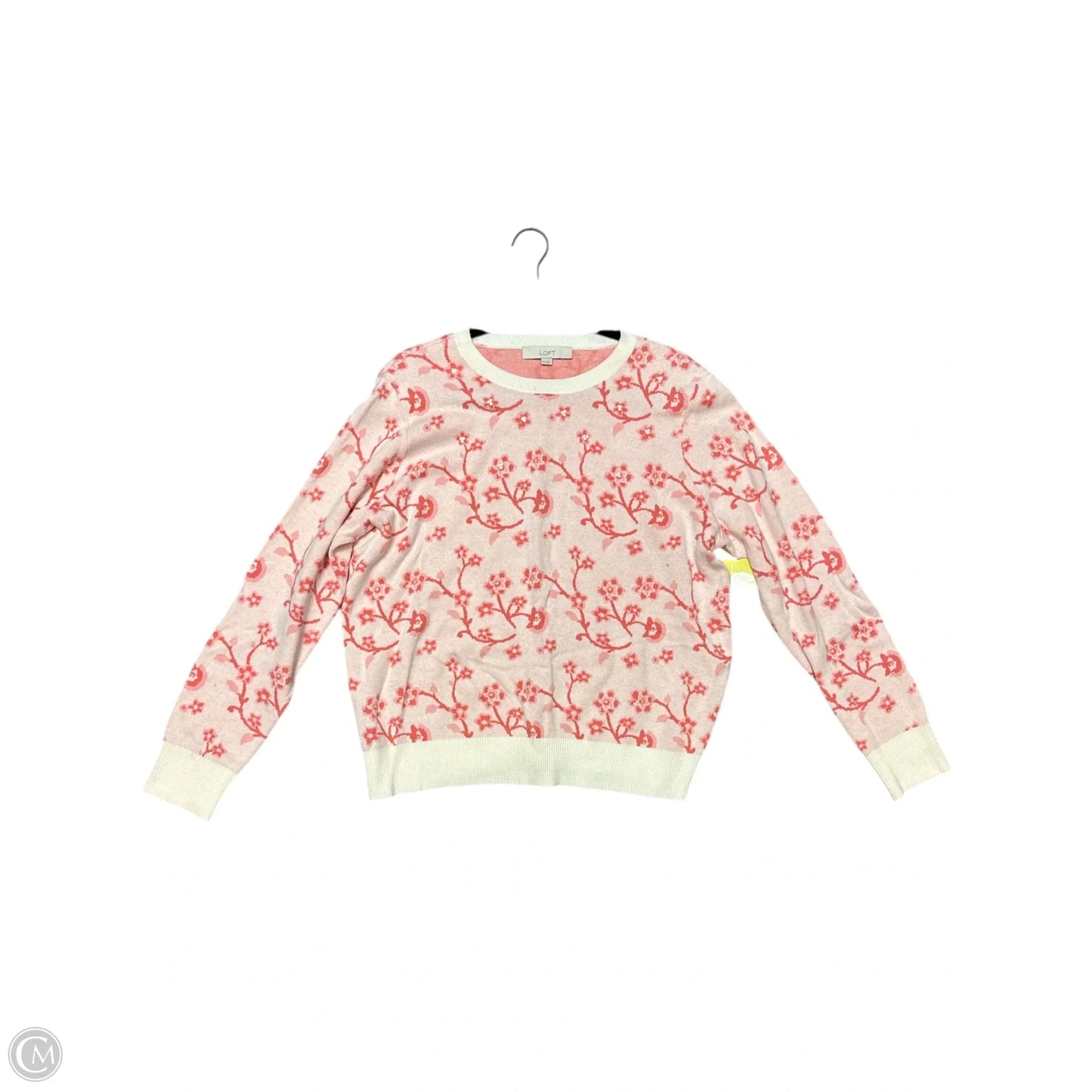 Sweater By Loft In Coral, Size: Xl