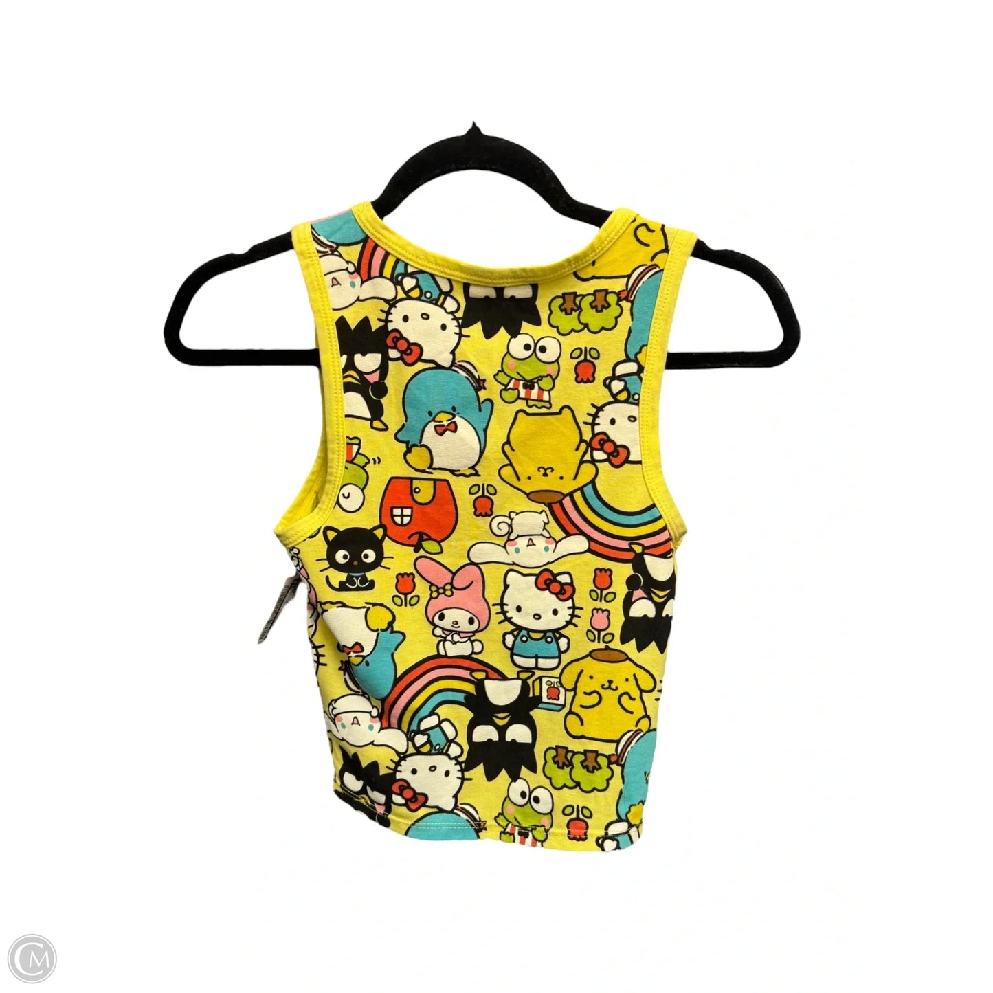 Top Sleeveless By Cmc In Yellow, Size: S