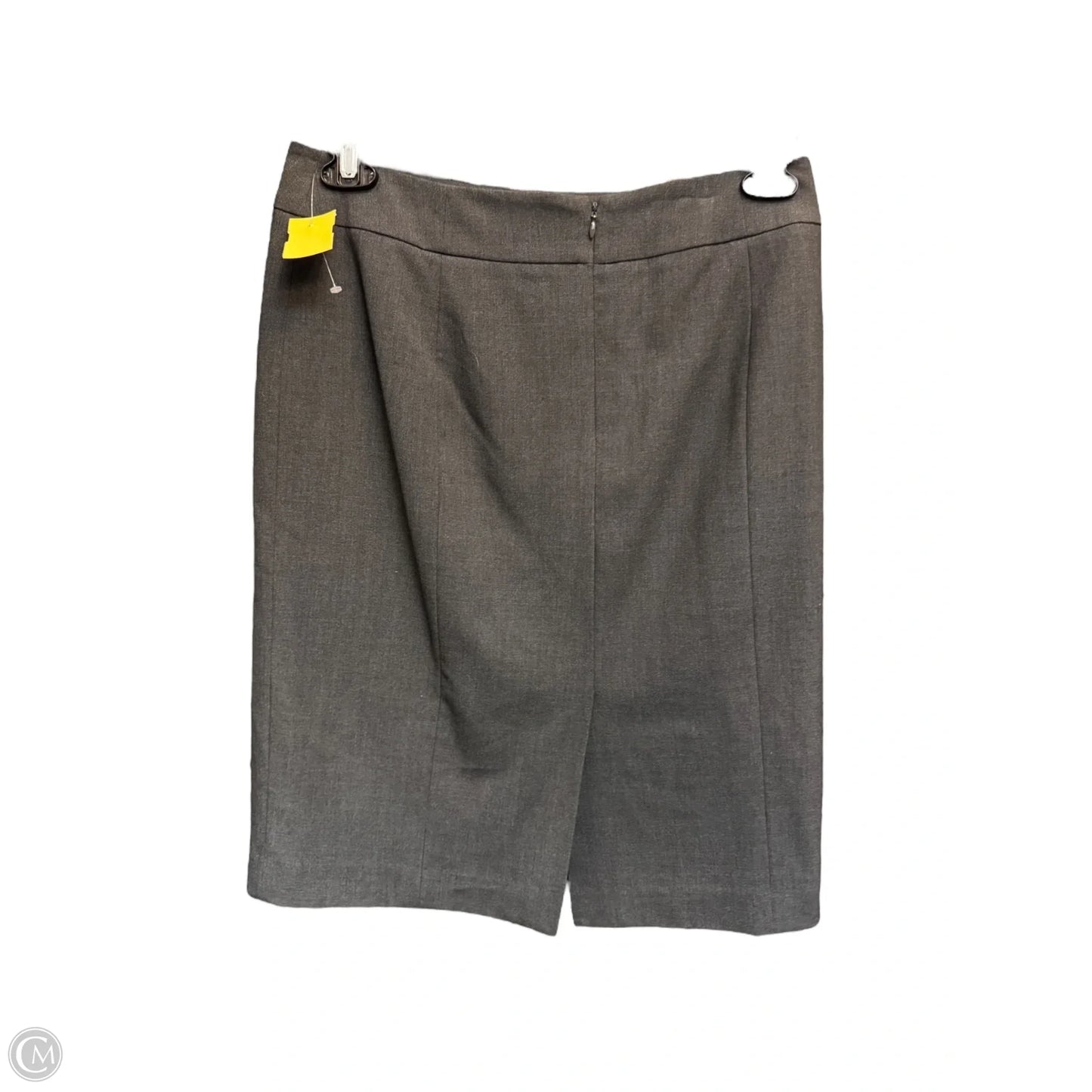 Skirt Midi By Calvin Klein In Grey, Size: 8