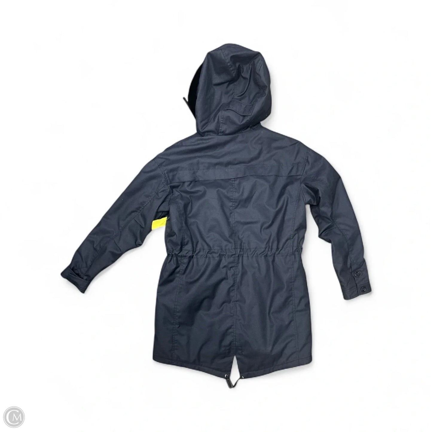 Coat Parka By Massimo Dutti In Navy, Size: S