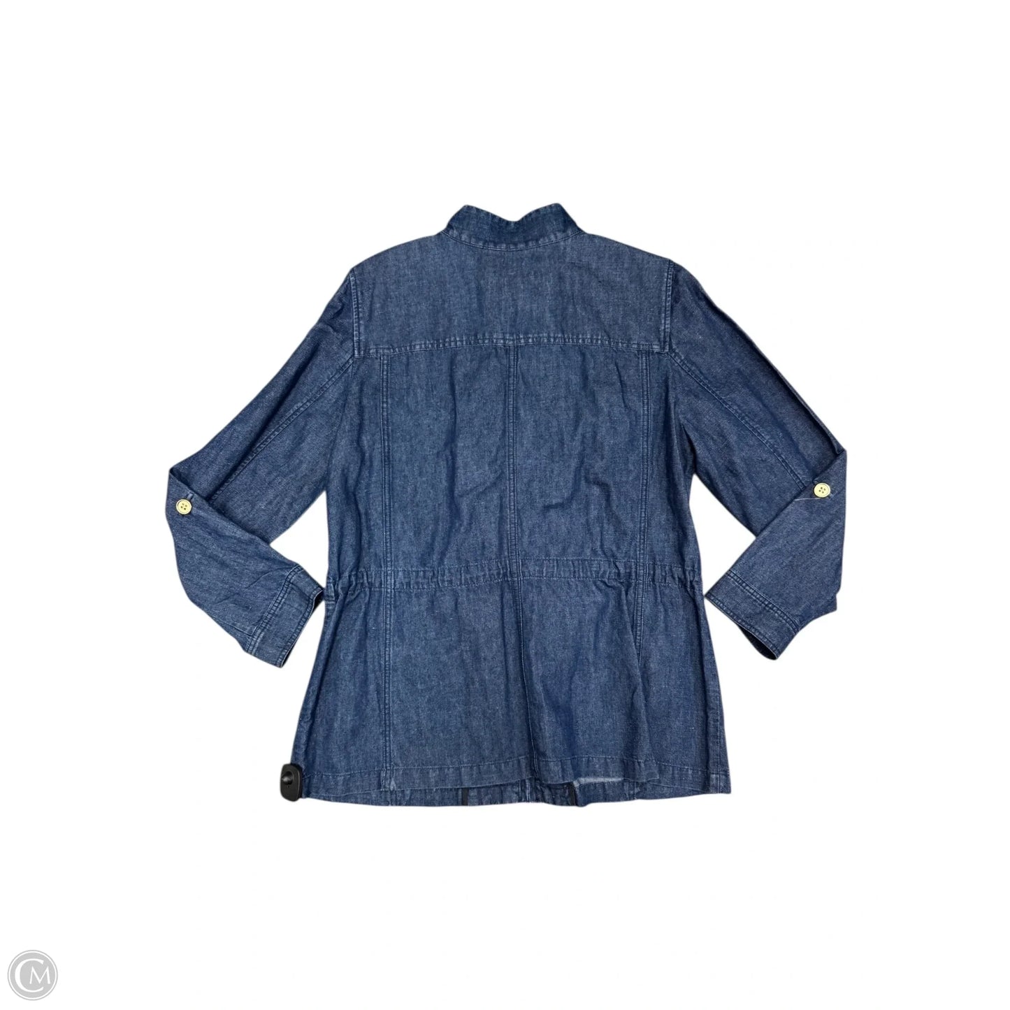 Jacket Other By Talbots In Blue Denim, Size: Xl