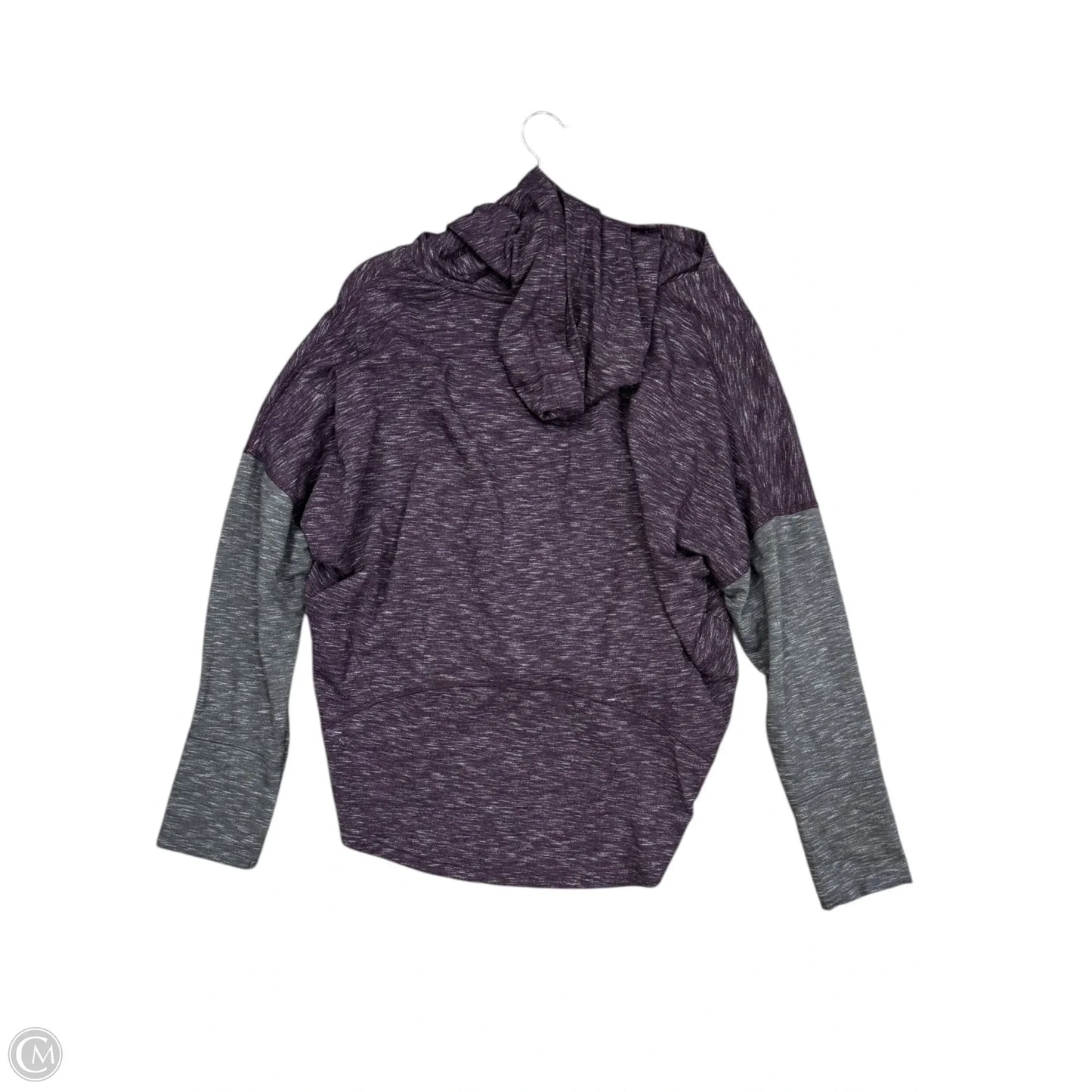 Sweatshirt Hoodie By Clothes Mentor In Purple, Size: L