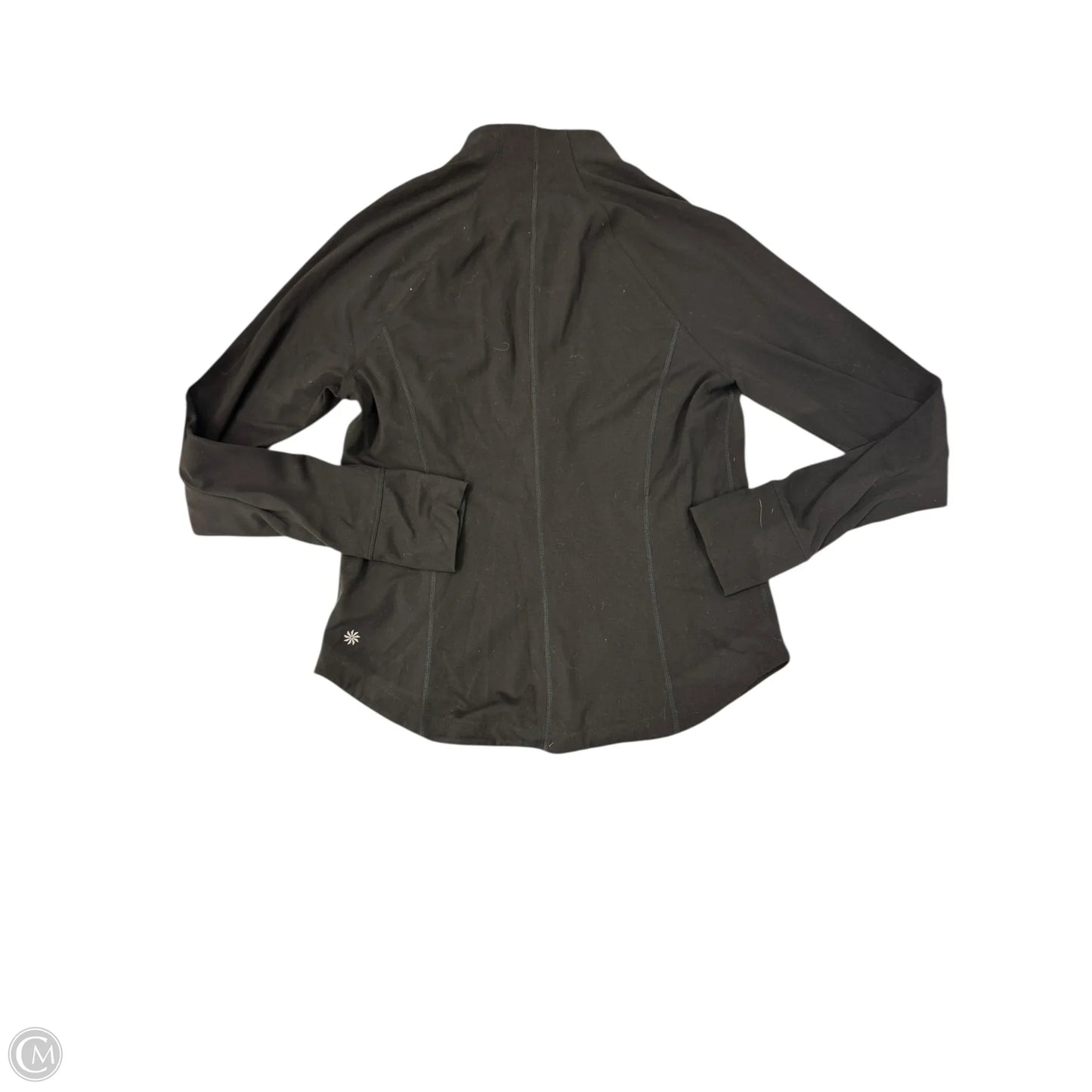 Athletic Jacket By Athleta In Black, Size: L