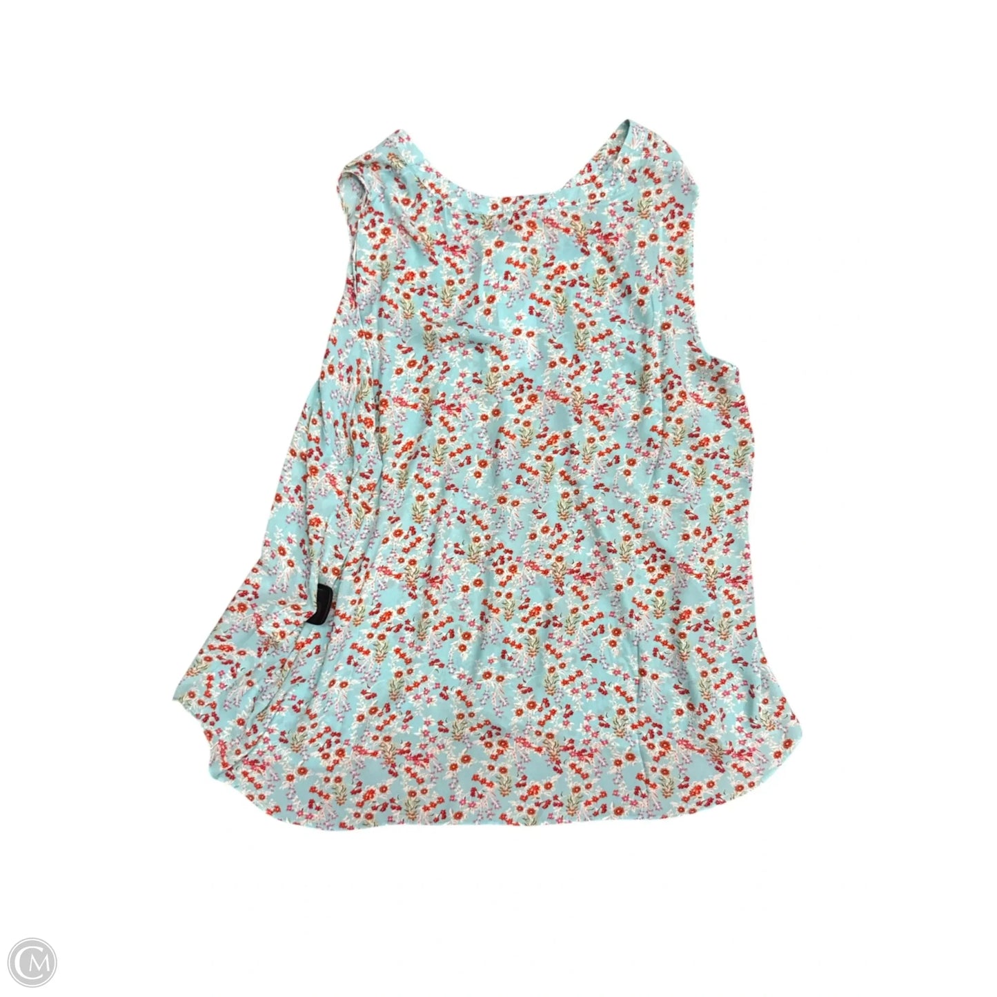 Blouse Sleeveless By Rose And Olive In Blue, Size: 3x