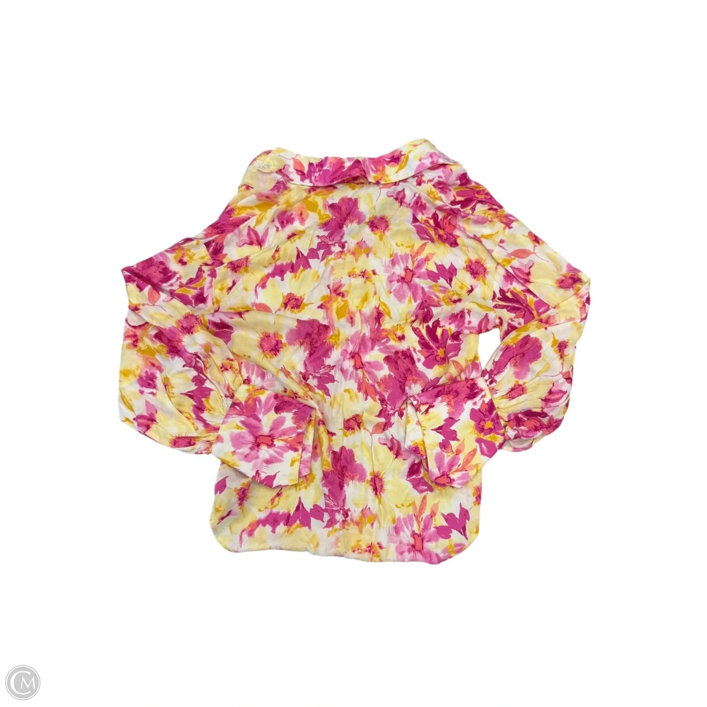 Top Long Sleeve By Kut In Multi-colored, Size: M