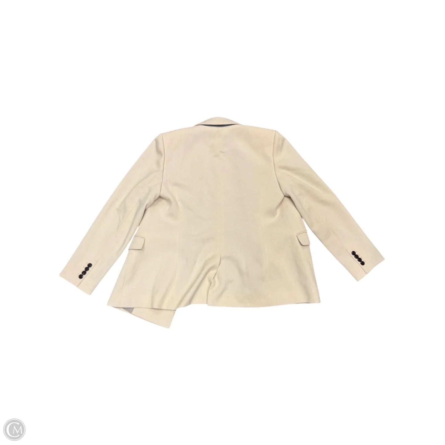 Blazer By Ann Taylor In Cream, Size: L