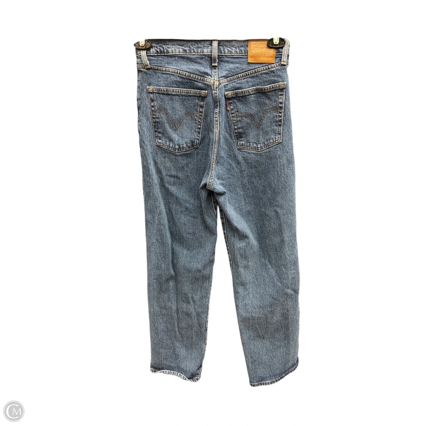 Jeans Straight By Levis In Blue Denim, Size: 6