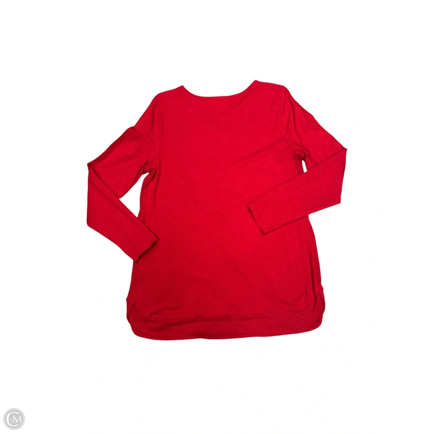 Top Long Sleeve By J. Jill In Red, Size: M