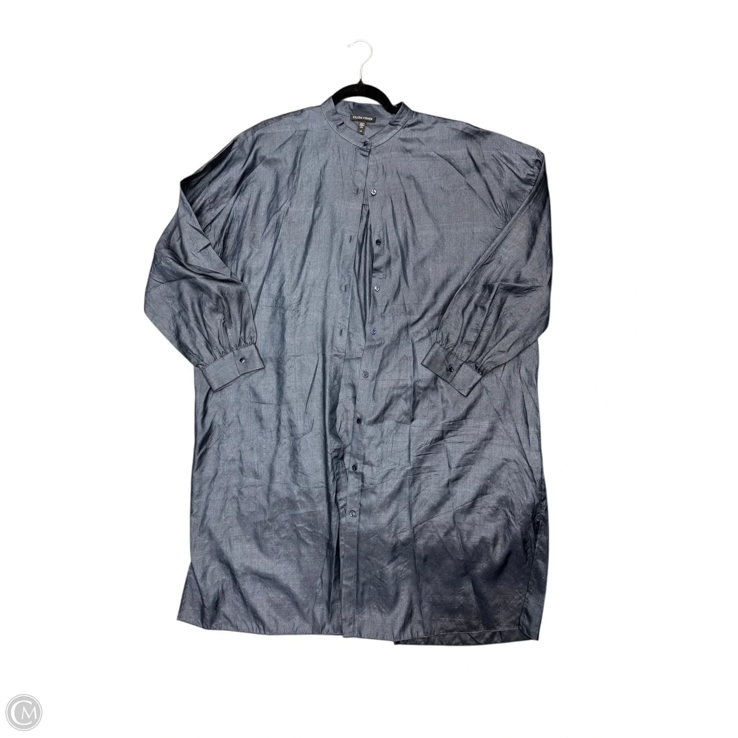 Dress Casual Maxi By Eileen Fisher In Navy, Size: 10