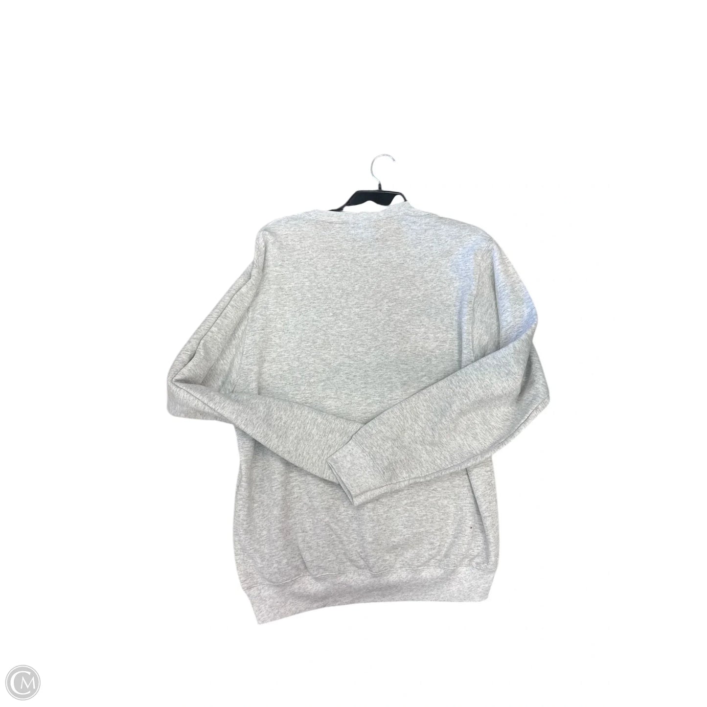 Sweater By Port & Company In Green & Grey, Size: M