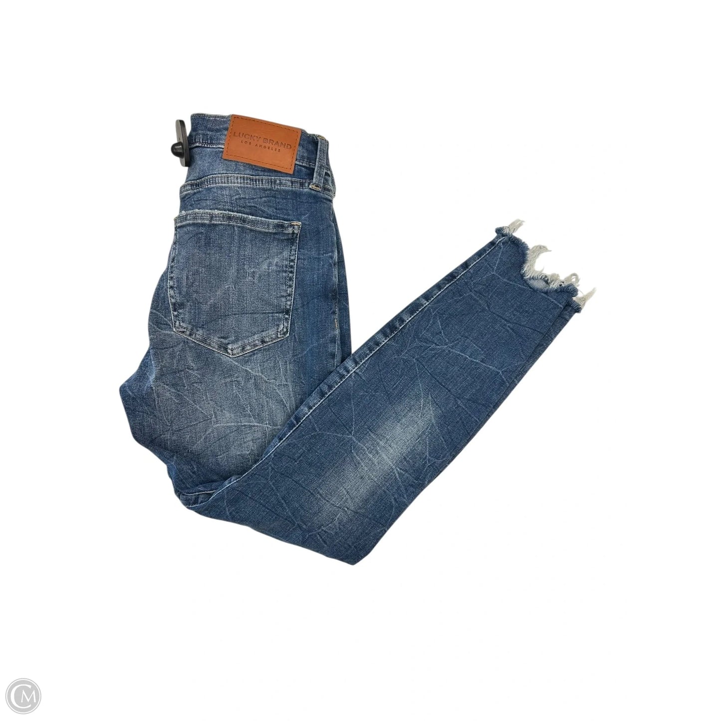 Jeans Skinny By Lucky Brand In Blue Denim, Size: 2