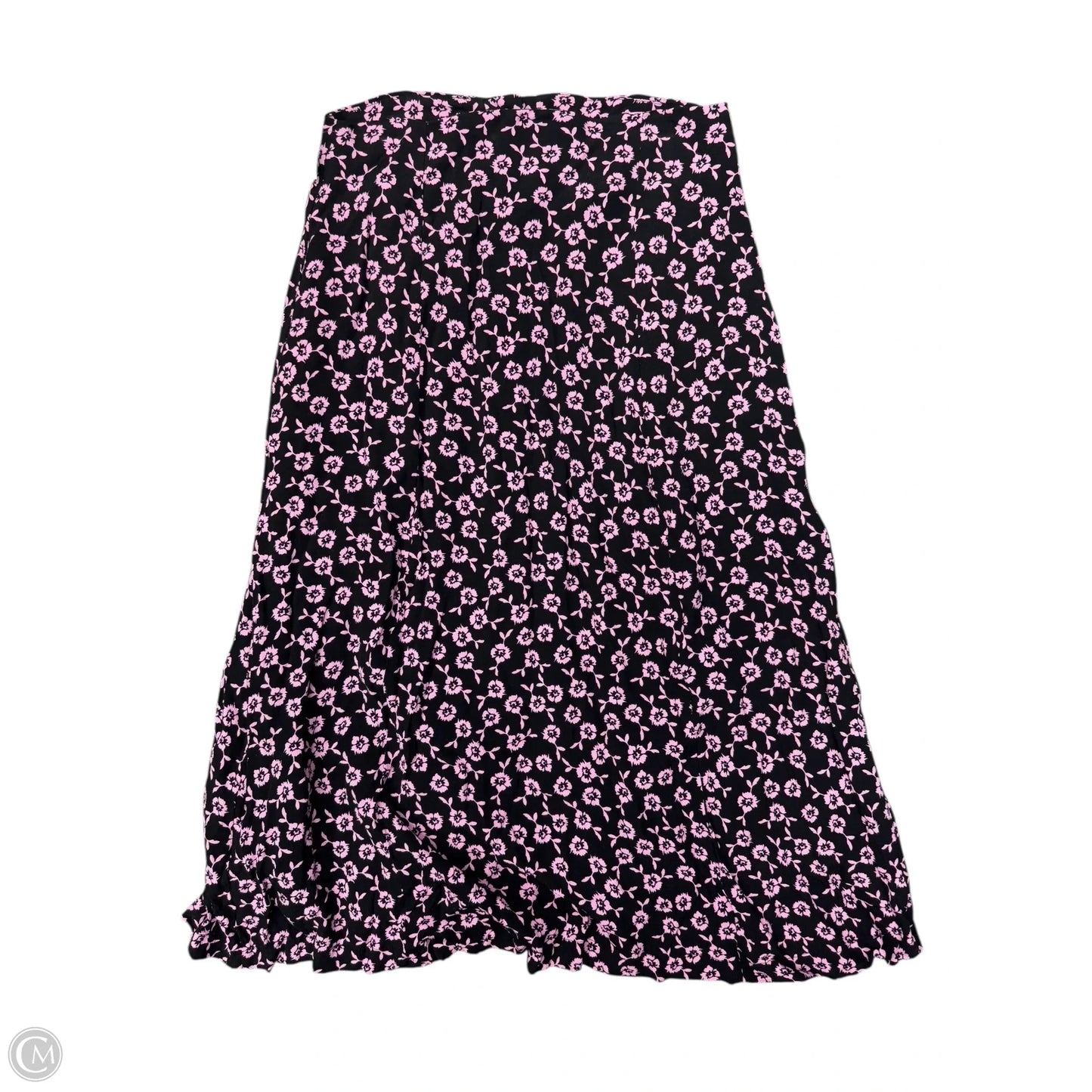 Skirt Maxi By Lulus In Black & Pink, Size: M