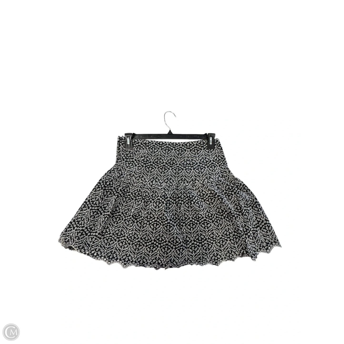 Skirt Mini & Short By Express In Black & White, Size: 10