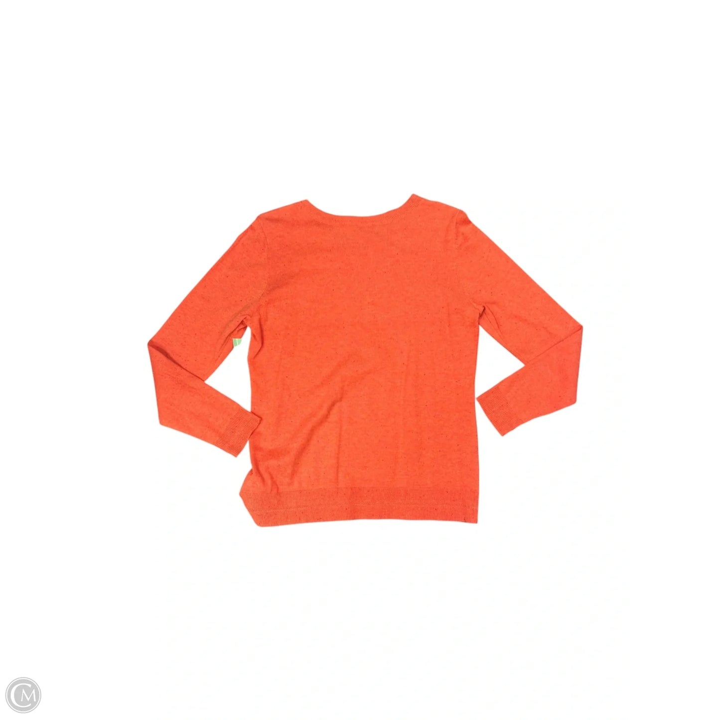 Top Long Sleeve By Talbots In Orange, Size: L