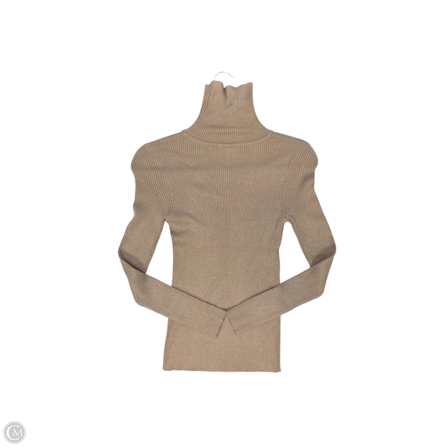 Top Long Sleeve By Fashion Nova In Tan, Size: L