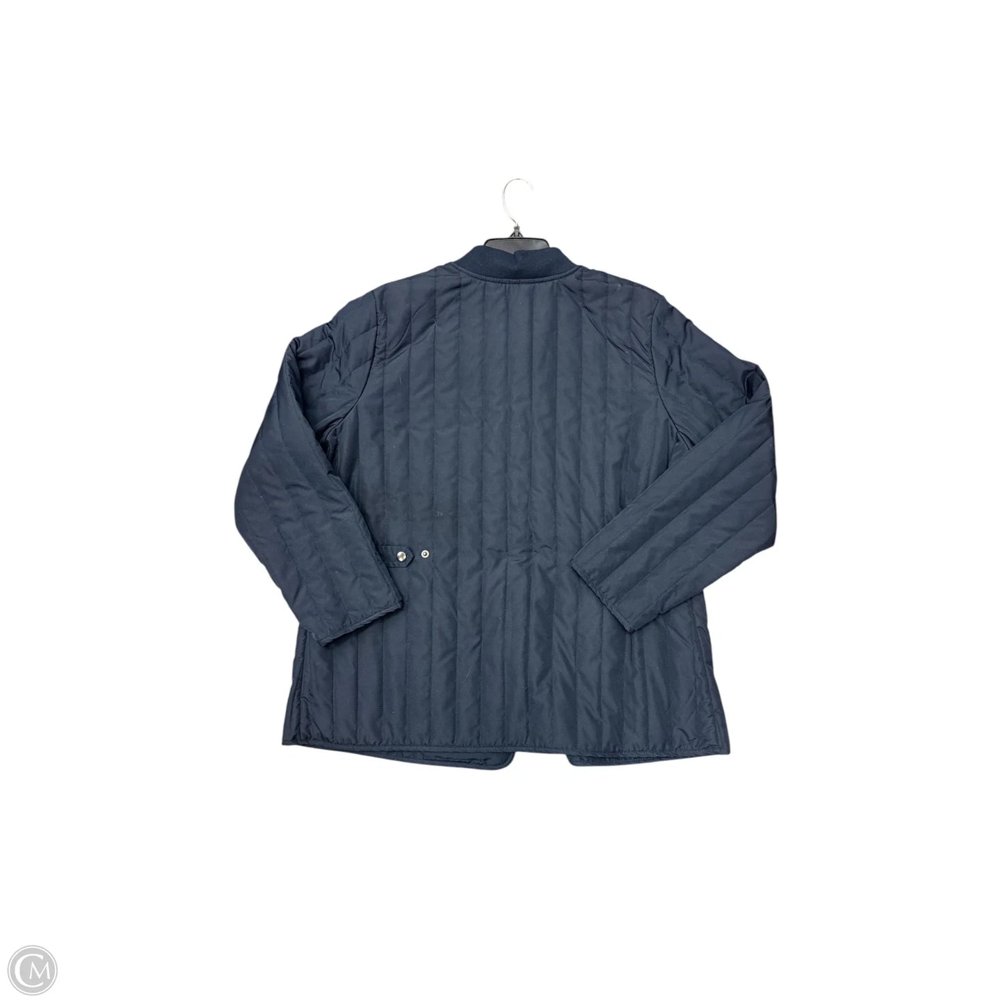 Jacket Puffer & Quilted By Cj Banks In Navy, Size: 1x